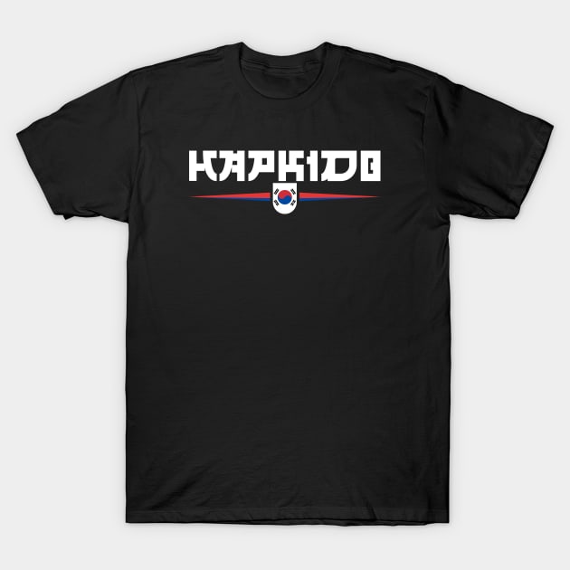 Korean Martial Arts - Hapkido T-Shirt by Modern Medieval Design